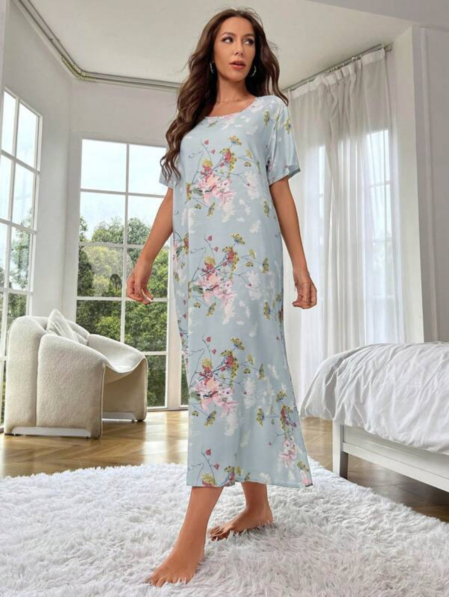 Floral Print Nightdress