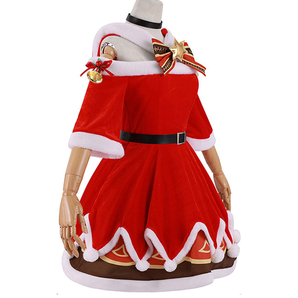 Genshin Impact Barbara Gunnhildr Christmas Cosplay Costume