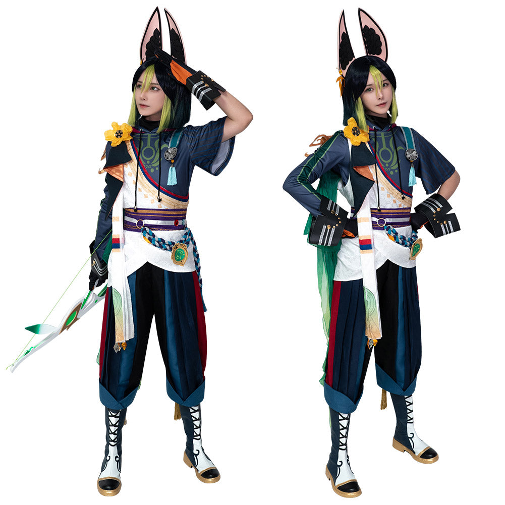 Genshin Impact Tighnaria Cosplay Costume