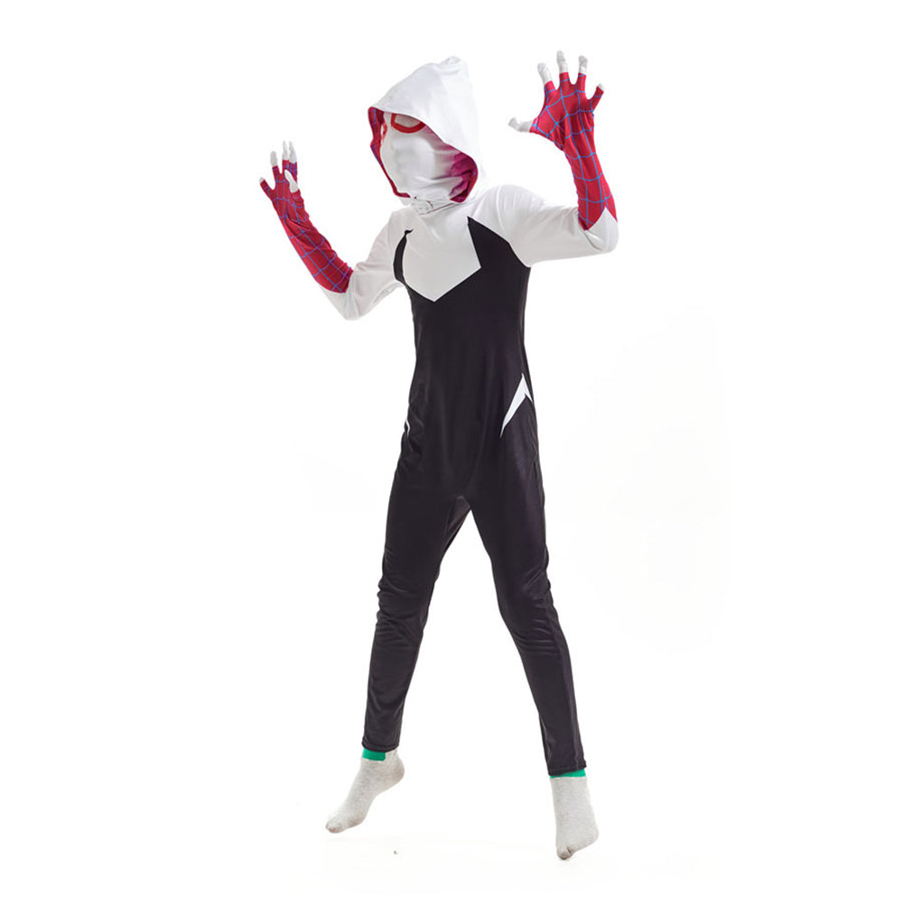 Gwen Stacy Cosplay Costume For Kids From Spider-Man