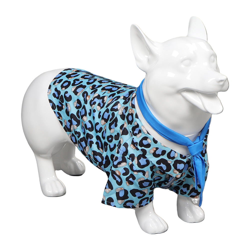 Ken Pet Dog Leopard Printed Shirt