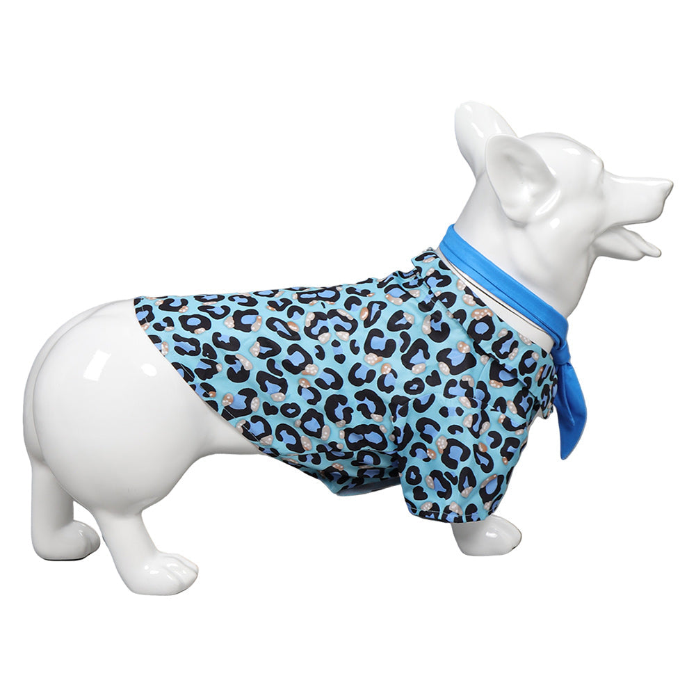 Ken Pet Dog Leopard Printed Shirt