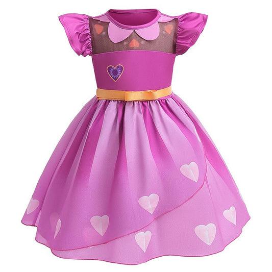 Kira Kiwi Dress Kids Cosplay Costume