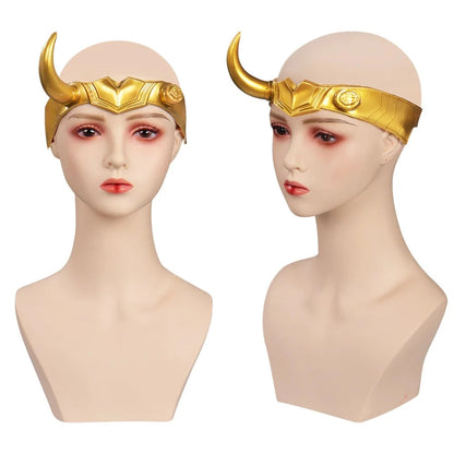 Lady Loki Sylvie Helmet Costume Props