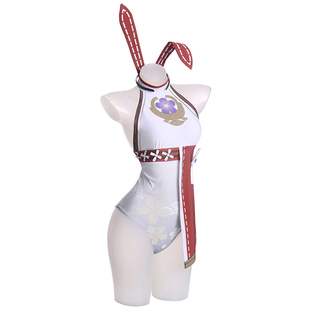 Miko Bunny Cosplay Costume