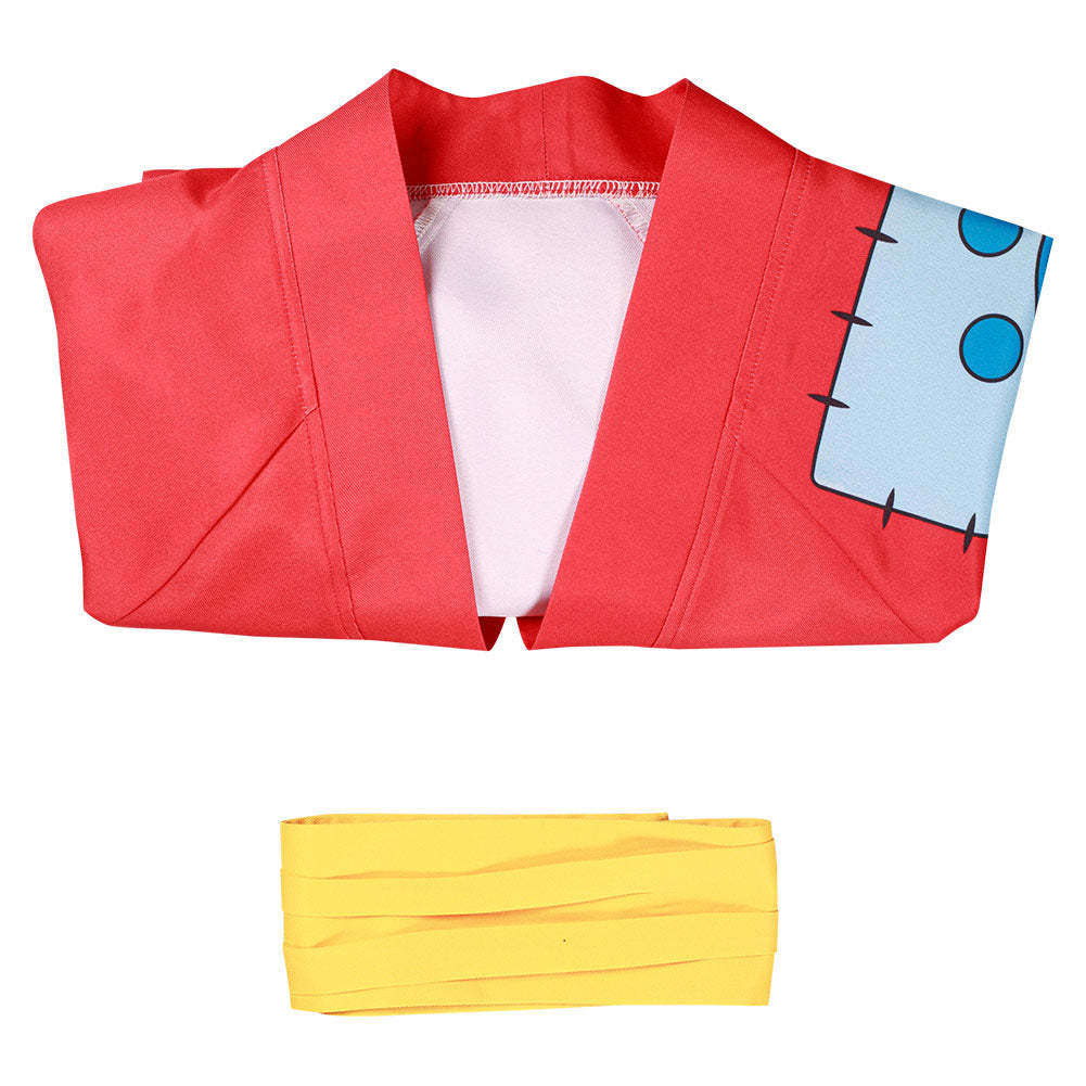 Wano Country Monkey D Luffy Kimono Cosplay Costume