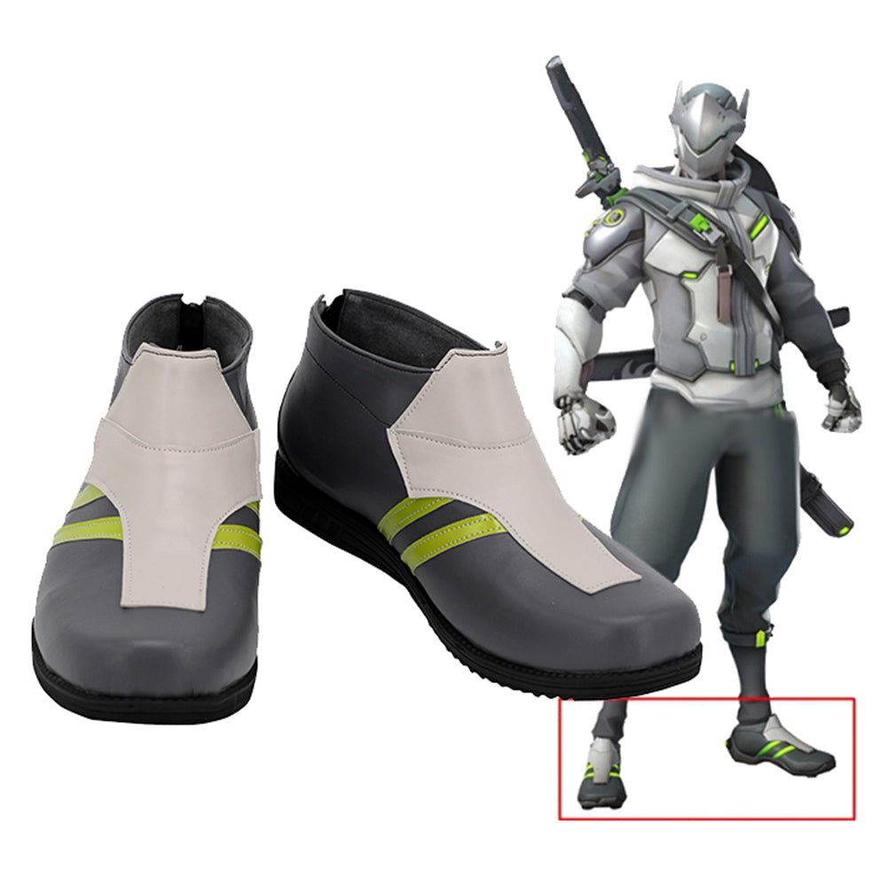 Overwatch Shimada Genji Cosplay Boots