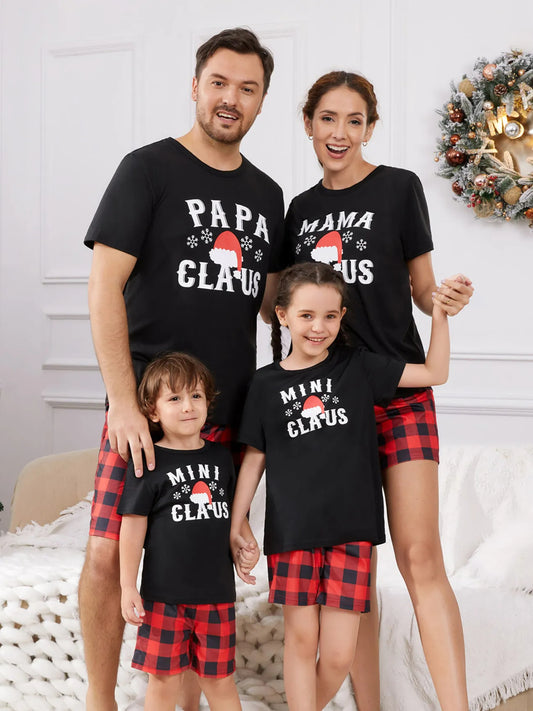 Papa And Claus Family Matching Shorts Set Woman S