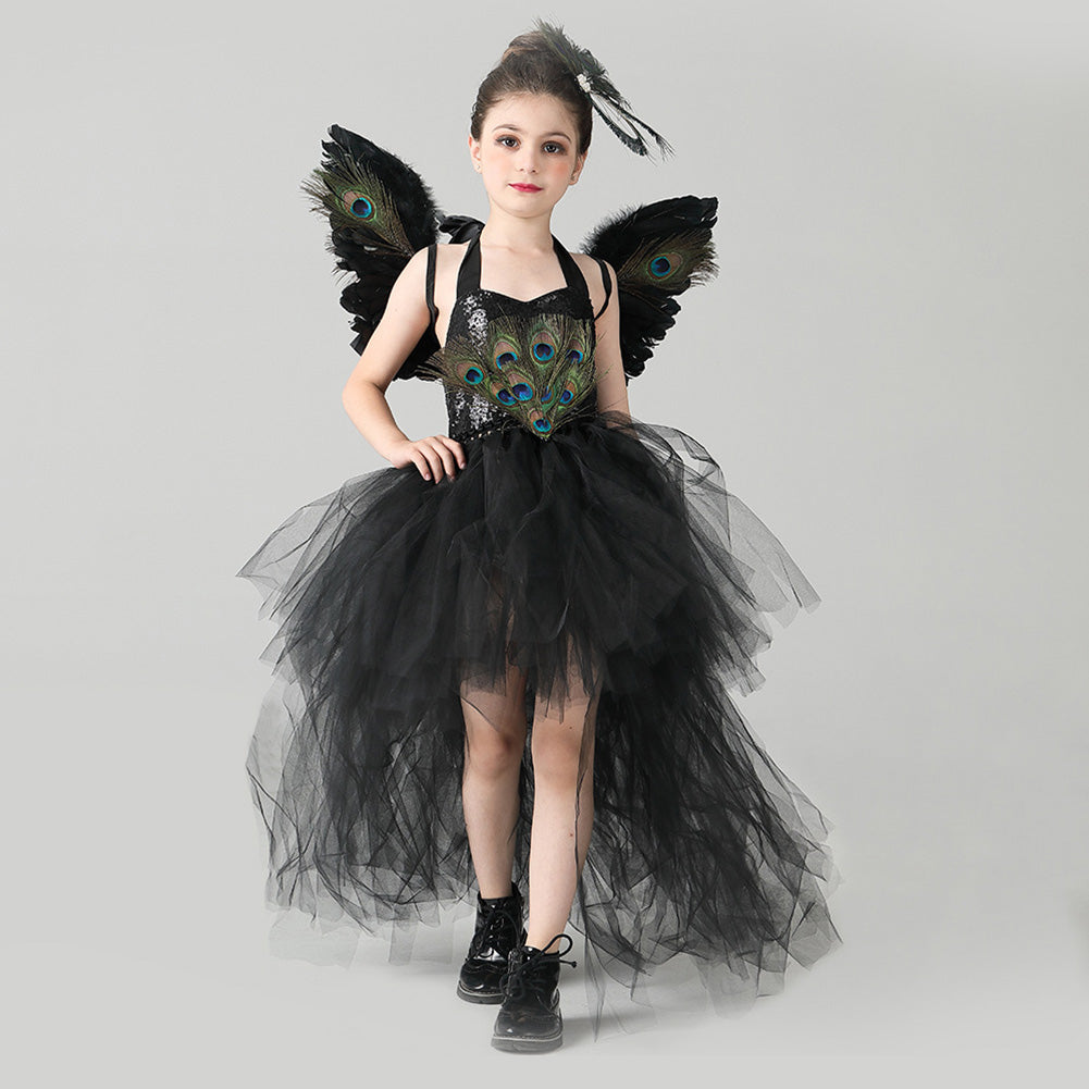 Peacock Cosplay Costume For Kids XXL