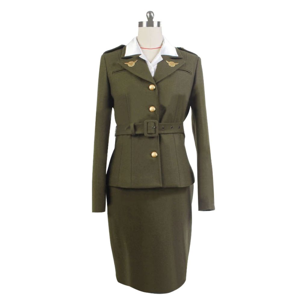 Peggy Carter Suit Cosplay Costume Version