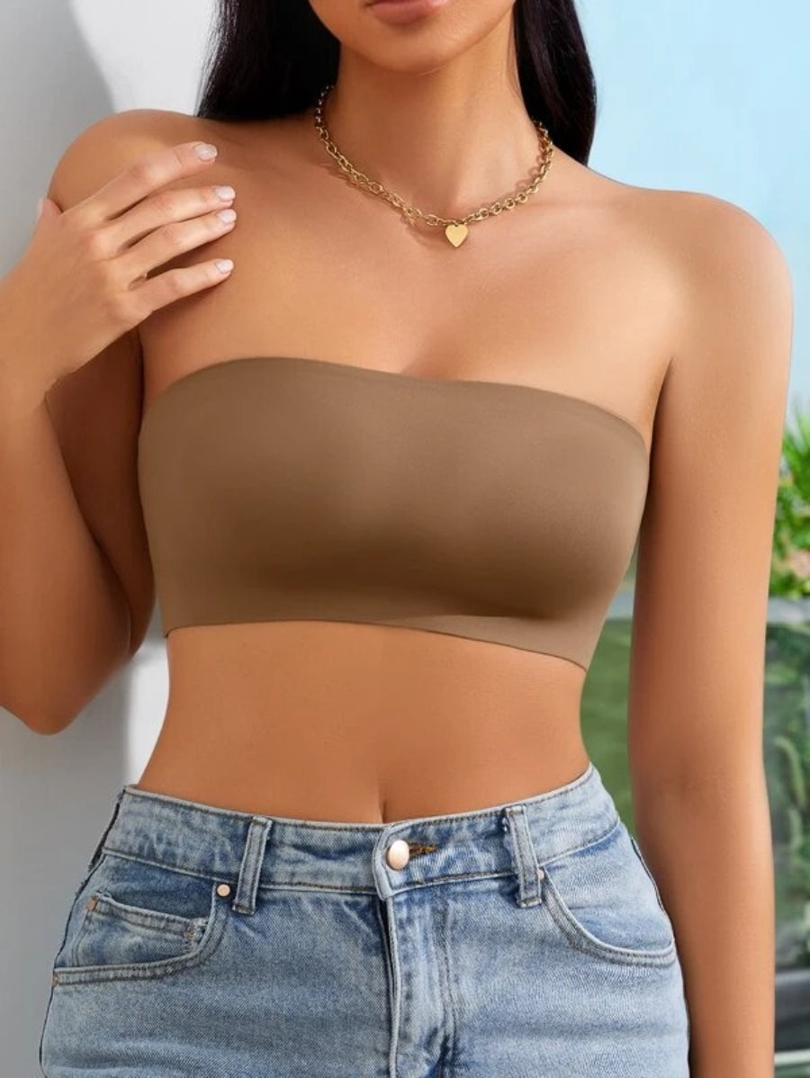 Plain Bandeau Bra