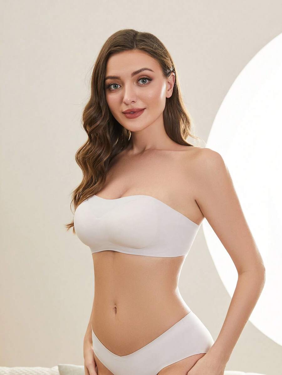 Plain Strapless Bra