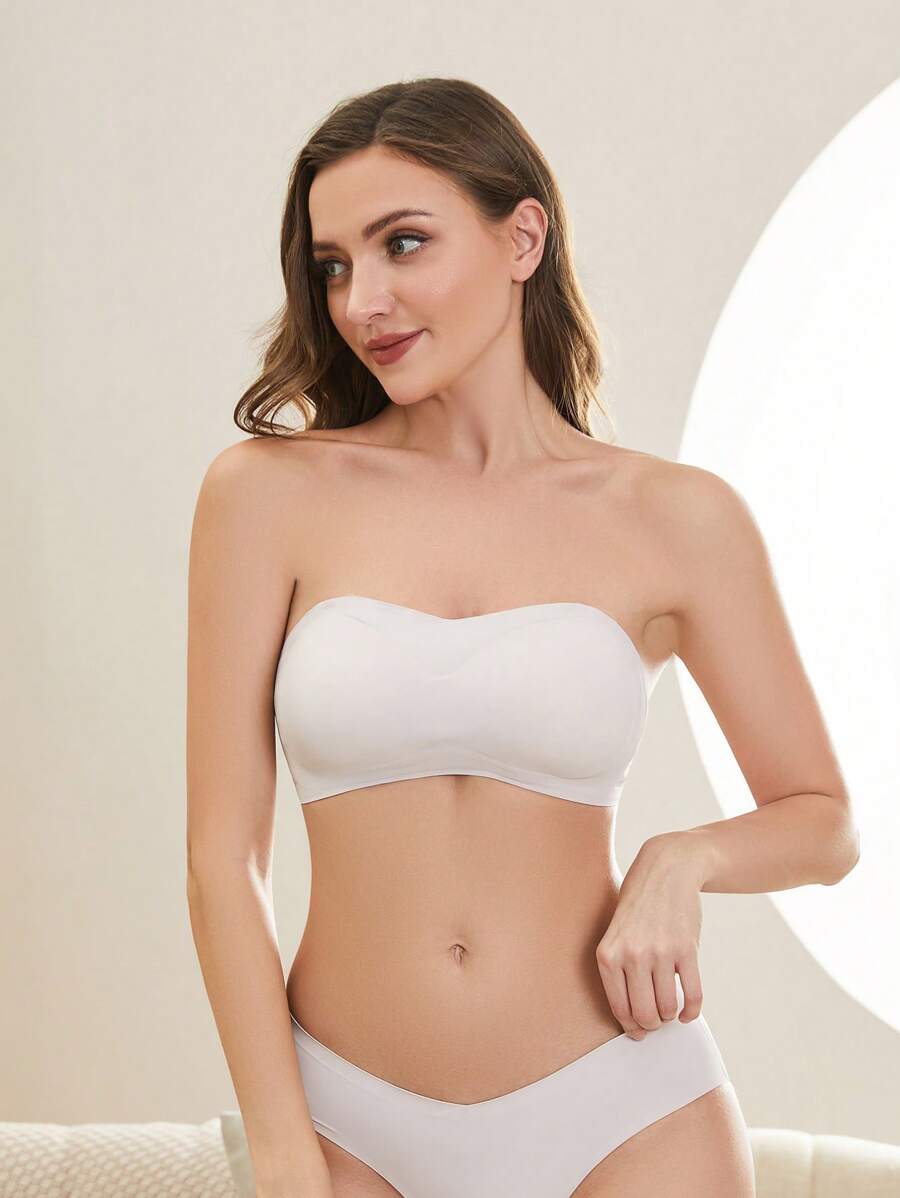 Plain Strapless Bra