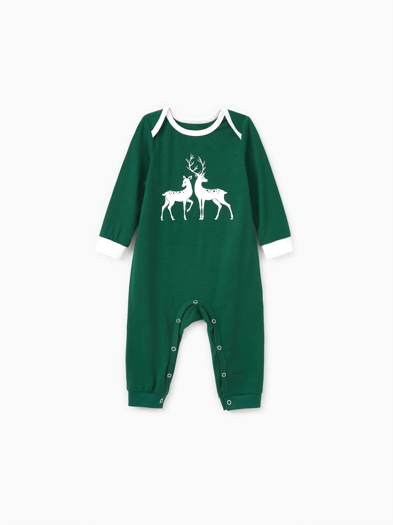 Reindeer Printed Family Matching Pajama Set Baby