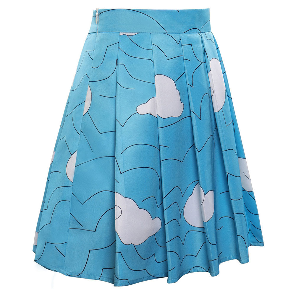 Sakonji Cosplay Costume Pleated Skirt