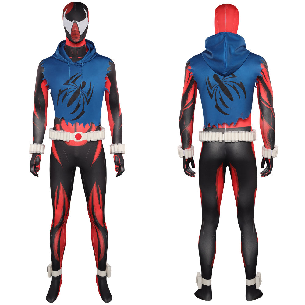 Scarlet Spider Cosplay Costume From Spider-Verse