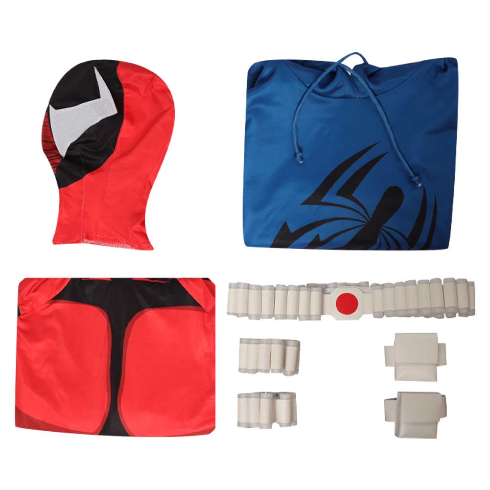 Scarlet Spider Cosplay Costume From Spider-Verse