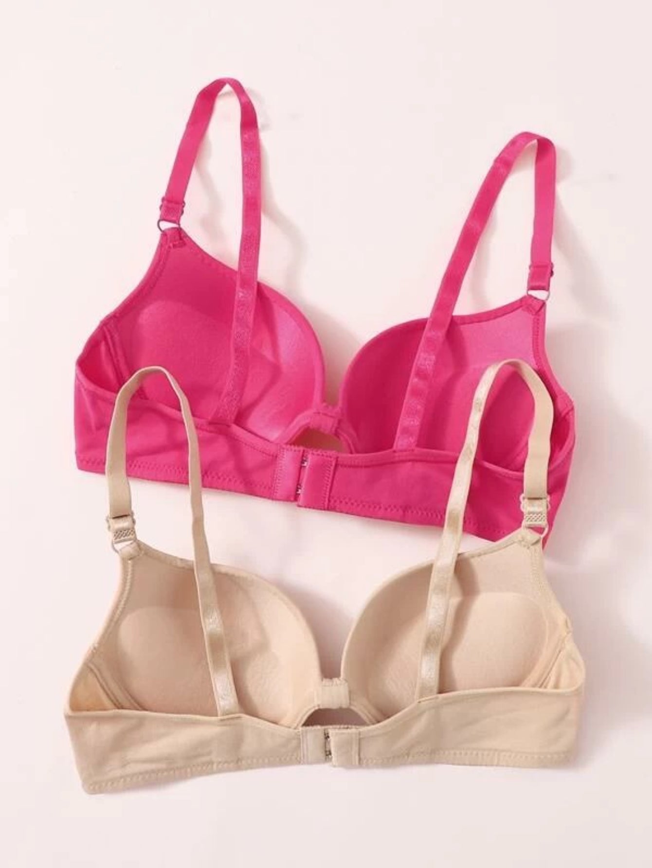 Set Of 2 Adjustable Strap Underwire Bras