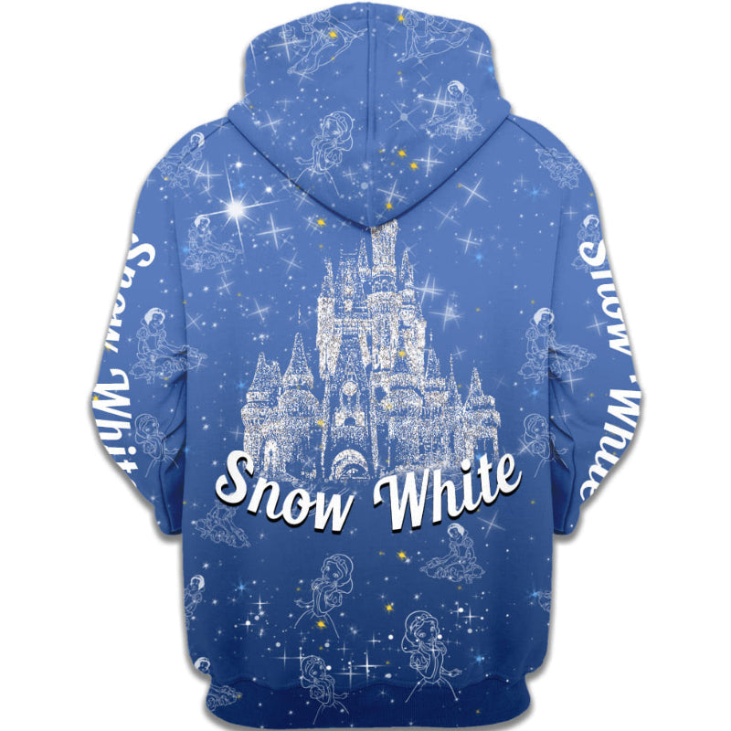 Snow White Pattern Activewear Set