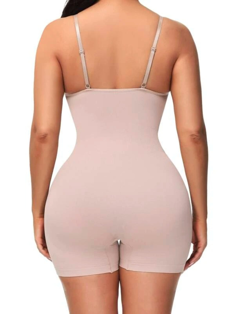 Solid Shapewear Casual Bodysuit