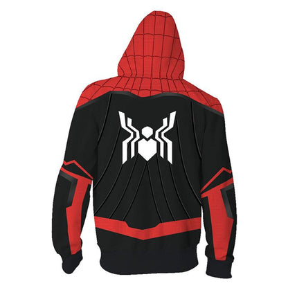 Spider Man Far From Home 3D Zip Up Hoodie