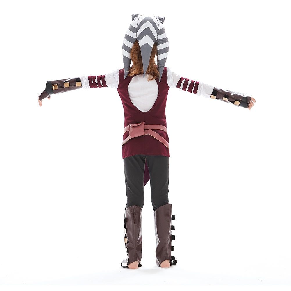 Star Wars The Clone Wars Ahsoka Tano Cosplay Costume