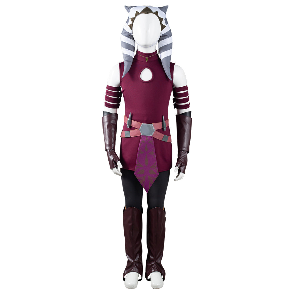 Star Wars The Clone Wars Ahsoka Tano Cosplay Costume