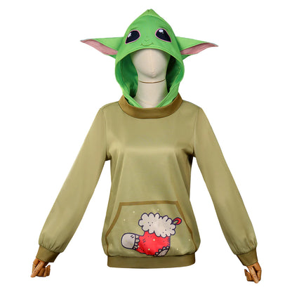 Yoda Baby Cosplay Hoodies 3XL