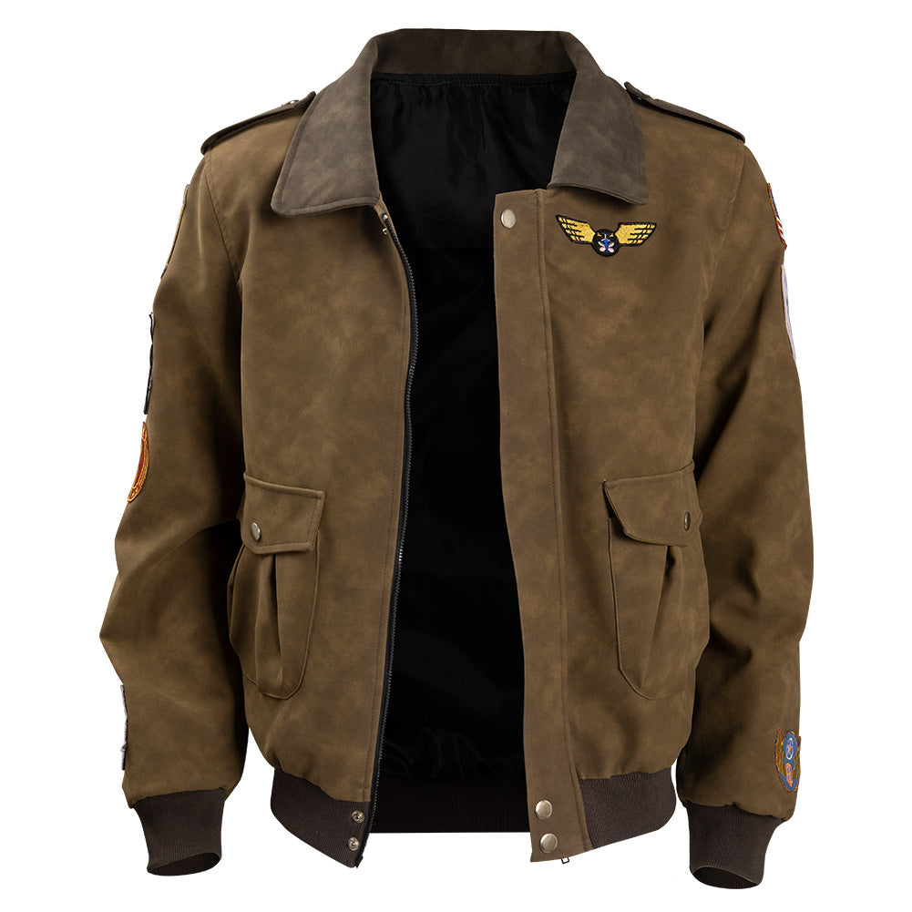 Steve Harrington Faux Leather Coat Cosplay Costume