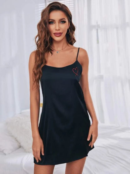 Stretchable Satin Cami Night Dress