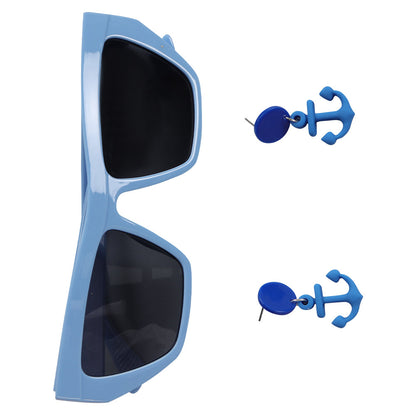 Sunglasses Earrings Halloween Carnival Costume Accessories