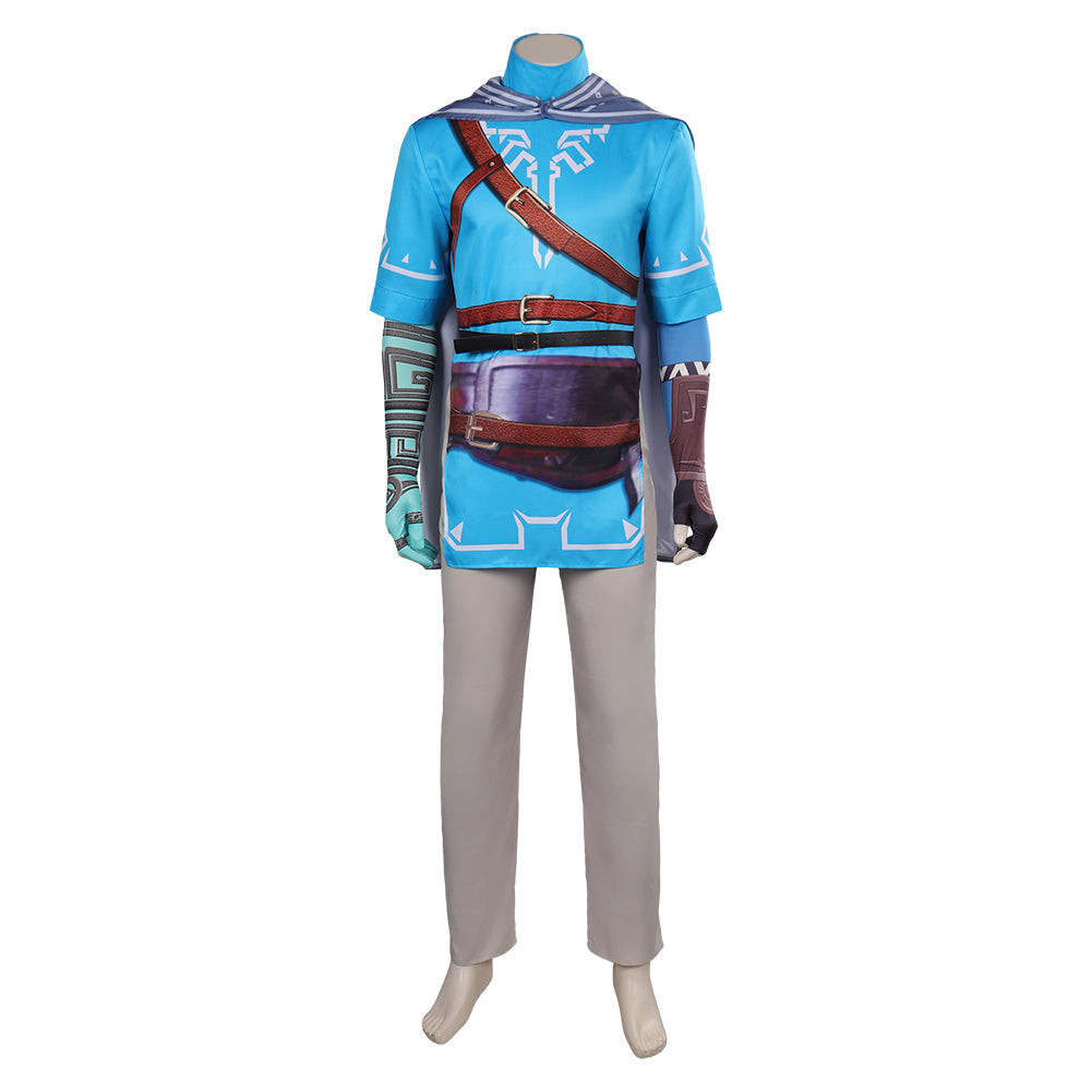 Tears Of The Kingdom Link Cosplay Print Costume 3XL