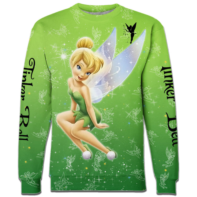 Tinker Bell Glitter Castle Hoodie And Sweatshirt Sweatshirt