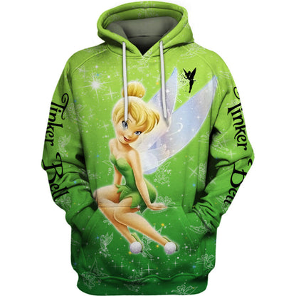 Tinker Bell Glitter Castle Hoodie And Sweatshirt Hoodie