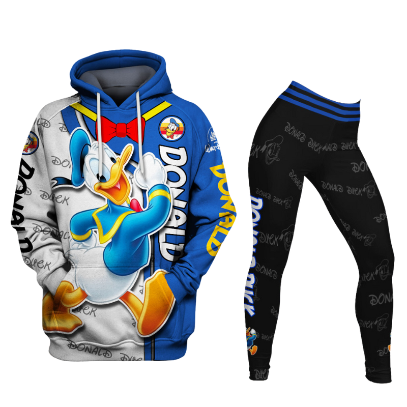 Cartoon Character Hoodie And Leggings Set Hoodies And Leggings