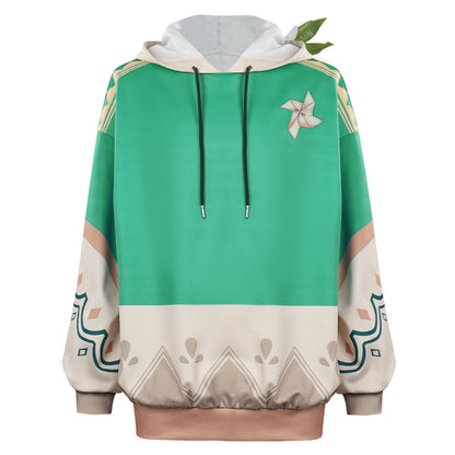 Venti Cosplay Costume Hoodie Coat XXXL