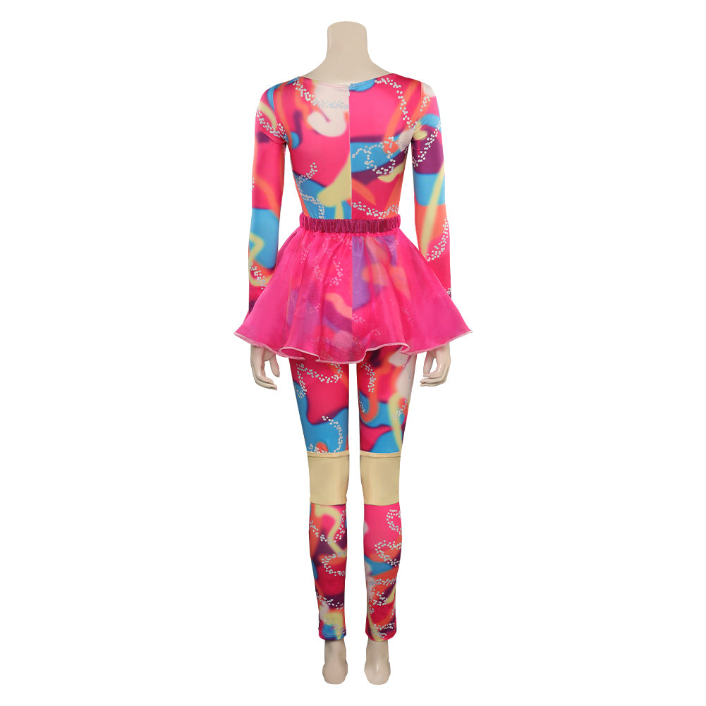 Vibrant Colorful Jumpsuit Cosplay Costume