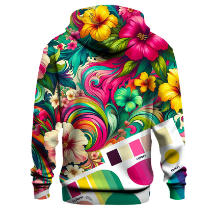 Funky Floral Hoodie