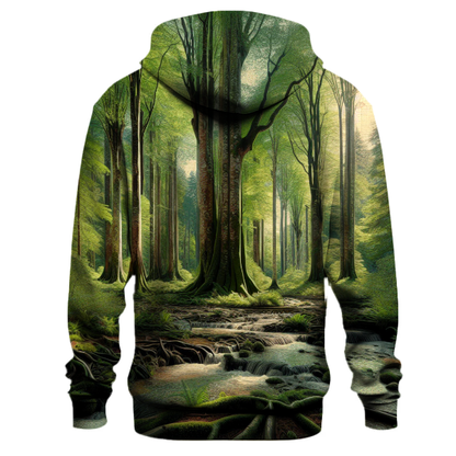 Tranquil Forest Retreat Hoodie