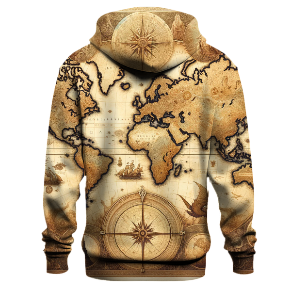 Ancient World Map Hoodie