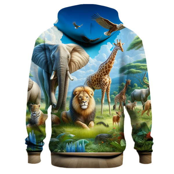 Majestic Wildlife Safari Hoodie