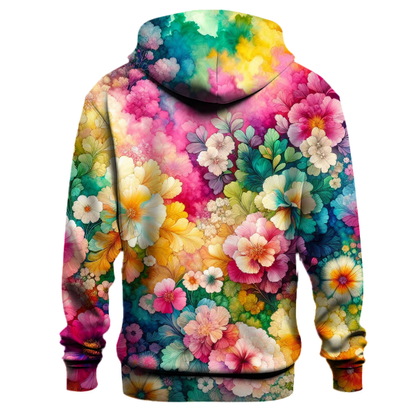 Vibrant Petal Burst Hoodie