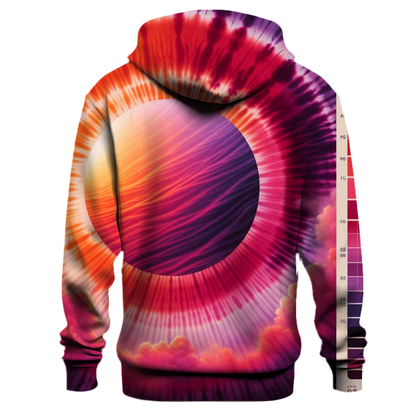 Sunset Reverie Tie-dye Design Hoodie