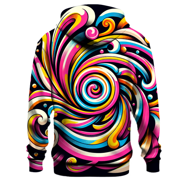 Rainbow Swirls Hoodie