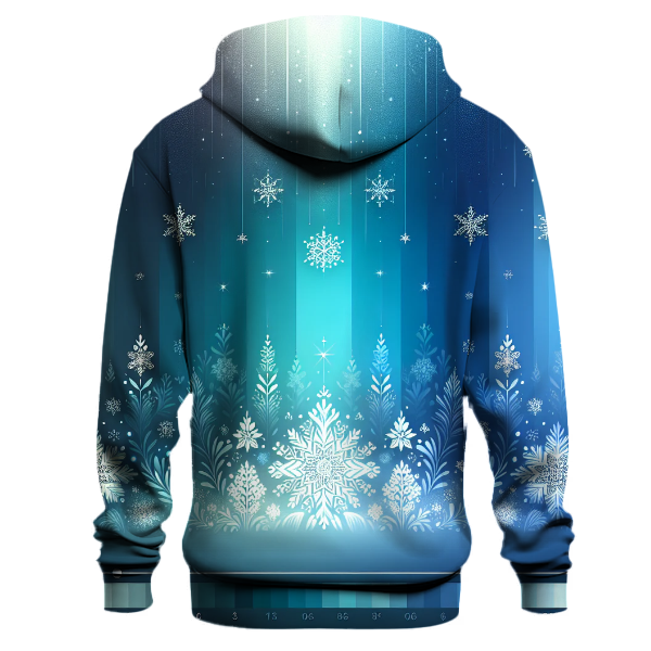 Winter Frost Elegance Hoodie