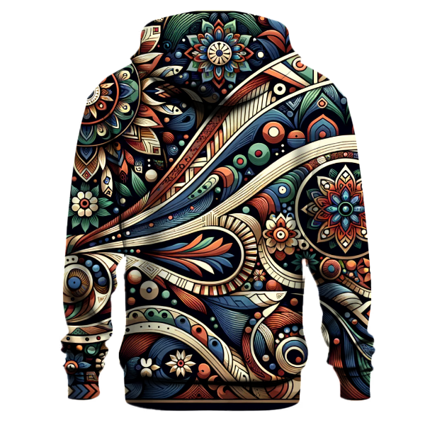 Folk Art Inspired Wonders Hoodie