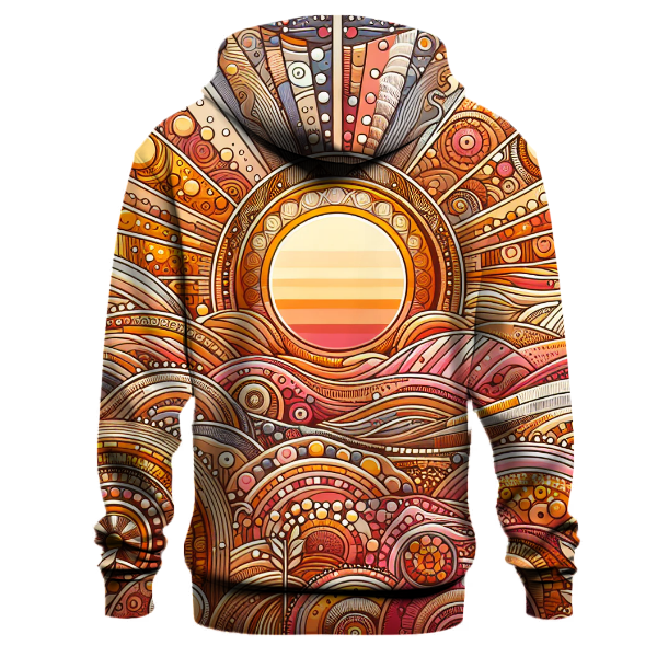 Flower Power Sunset Hoodie