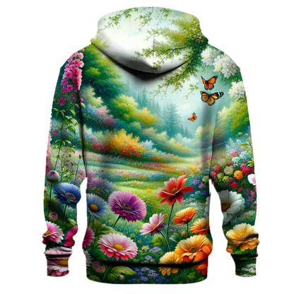 Whimsical Garden Blooms Hoodie