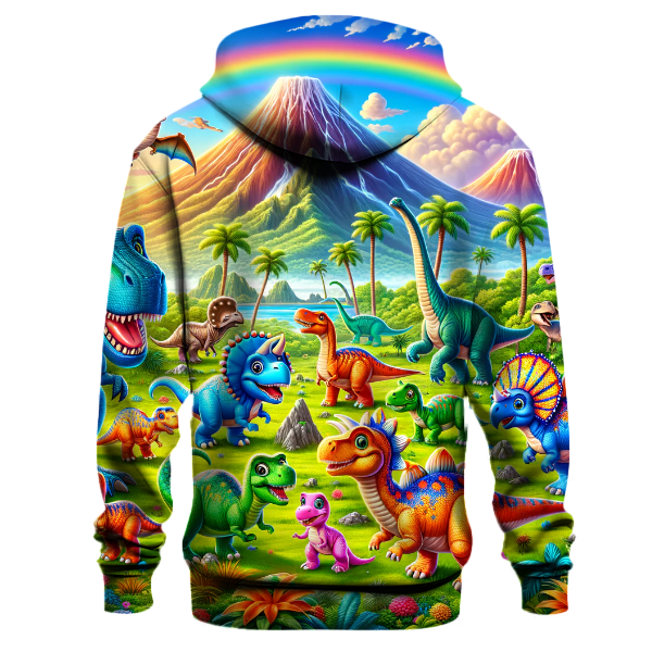 Playful Dinosaur Expedition Hoodie