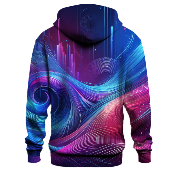 Abstract Synthwave Hoodie